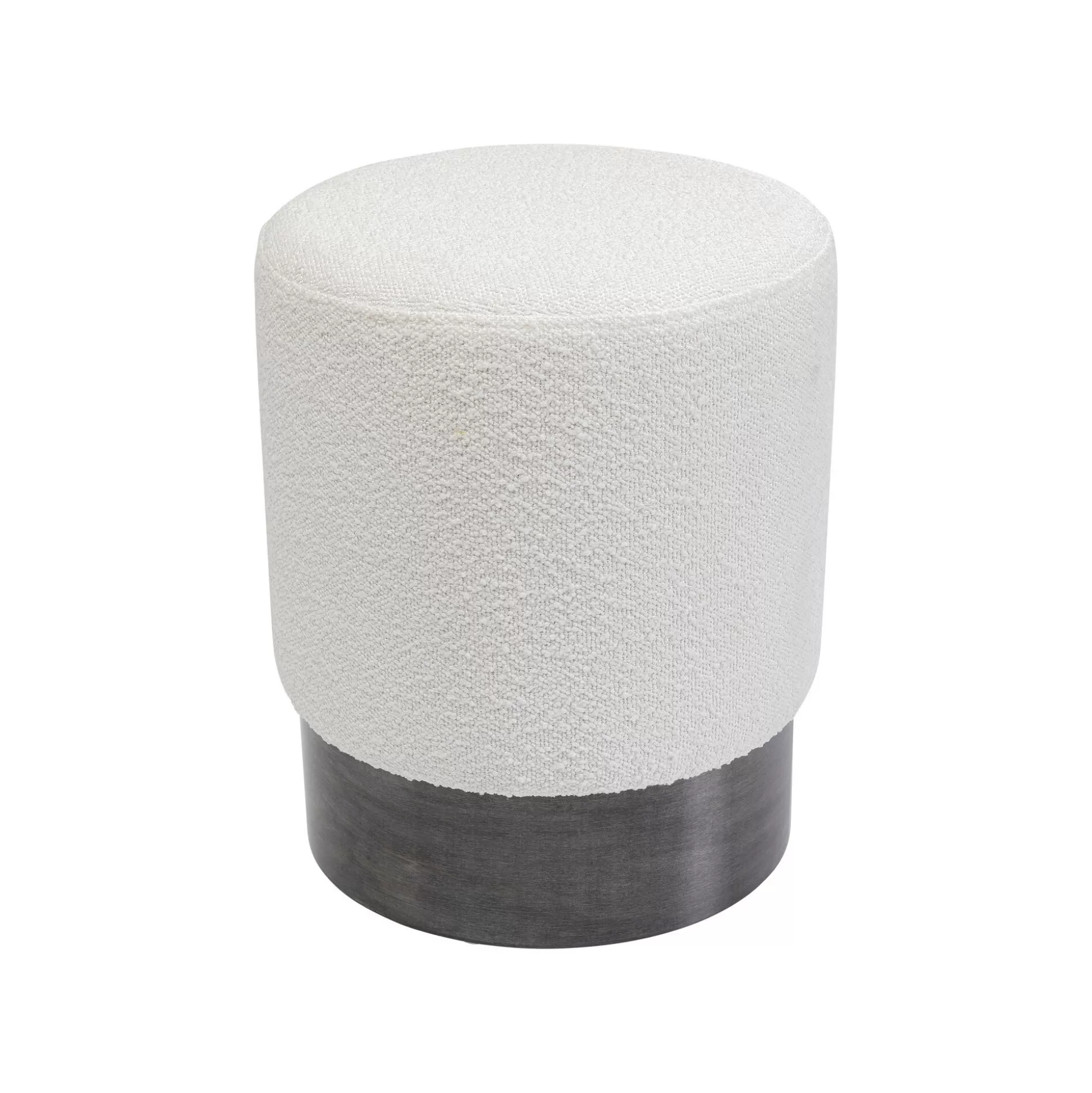 Tabouret Cherry Boucle Crème Et Gris ^KARE Design Best