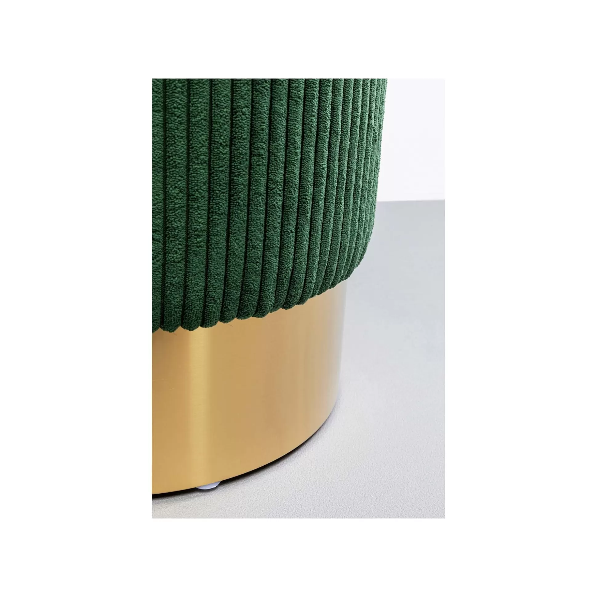 Tabouret Cherry Cord Vert Et Laiton ^KARE Design Best Sale