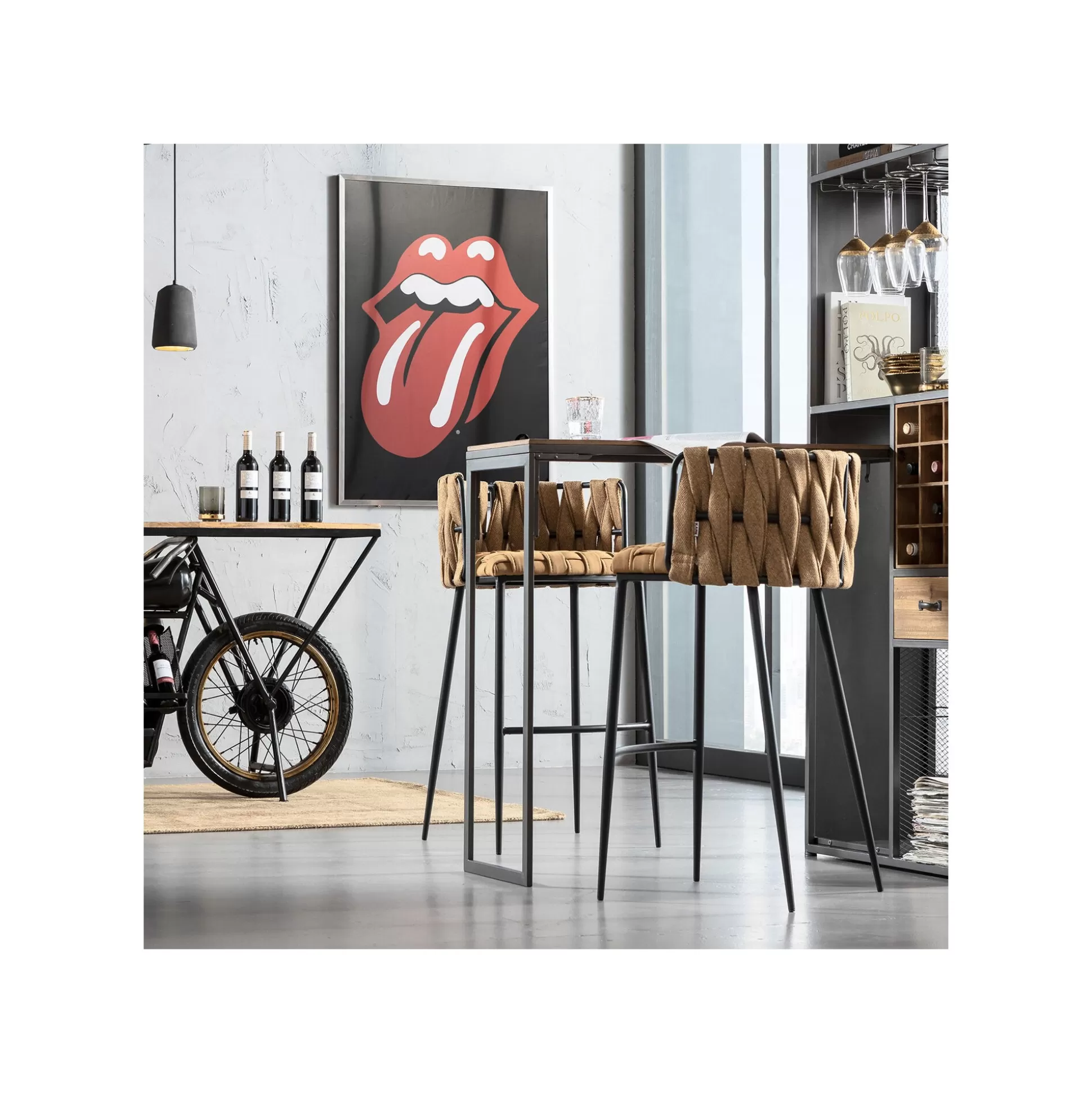 Tabouret De Bar Cheerio Jaune ^KARE Design Best Sale