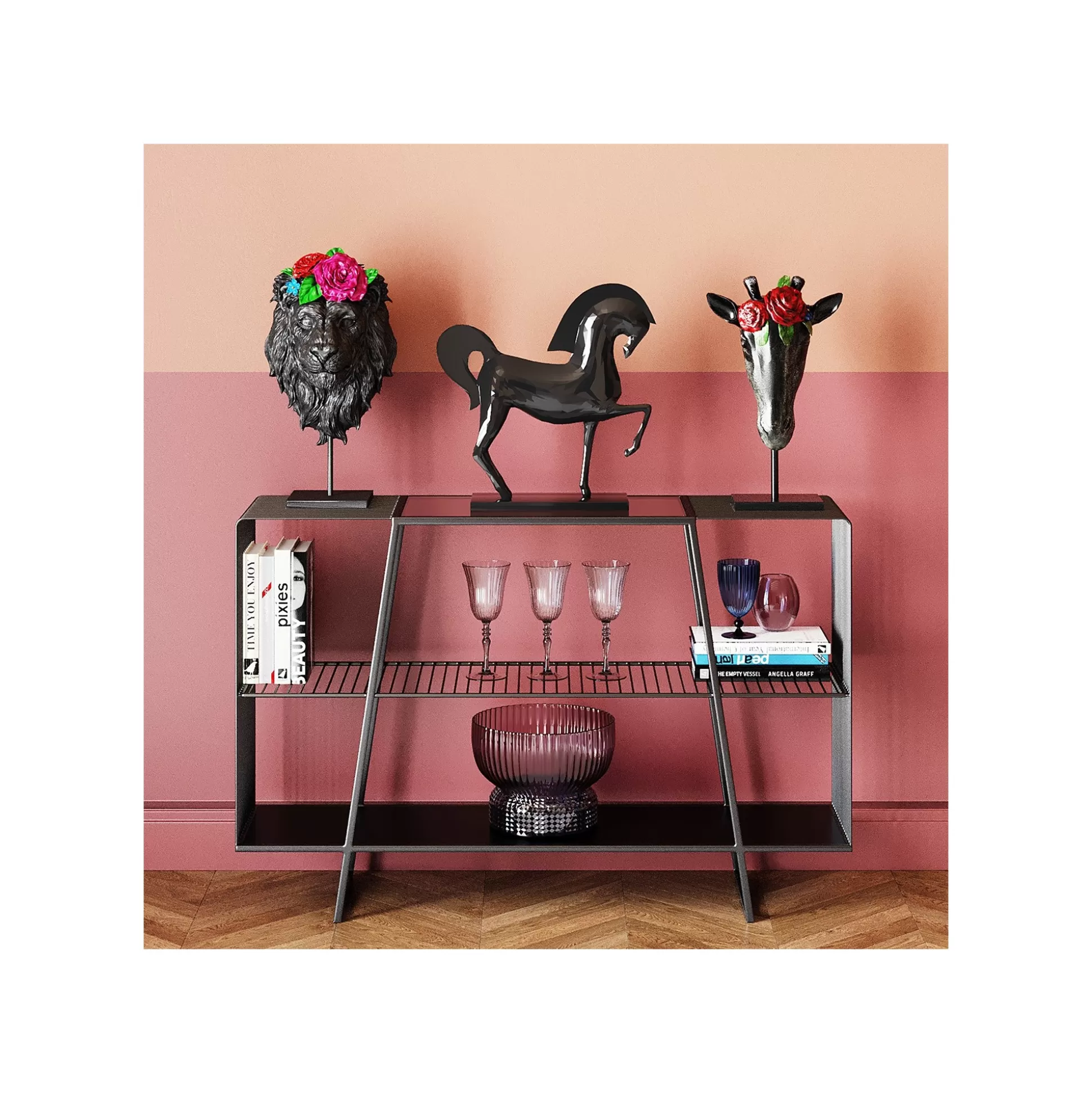 Étagère Mesh Noire ^KARE Design Hot