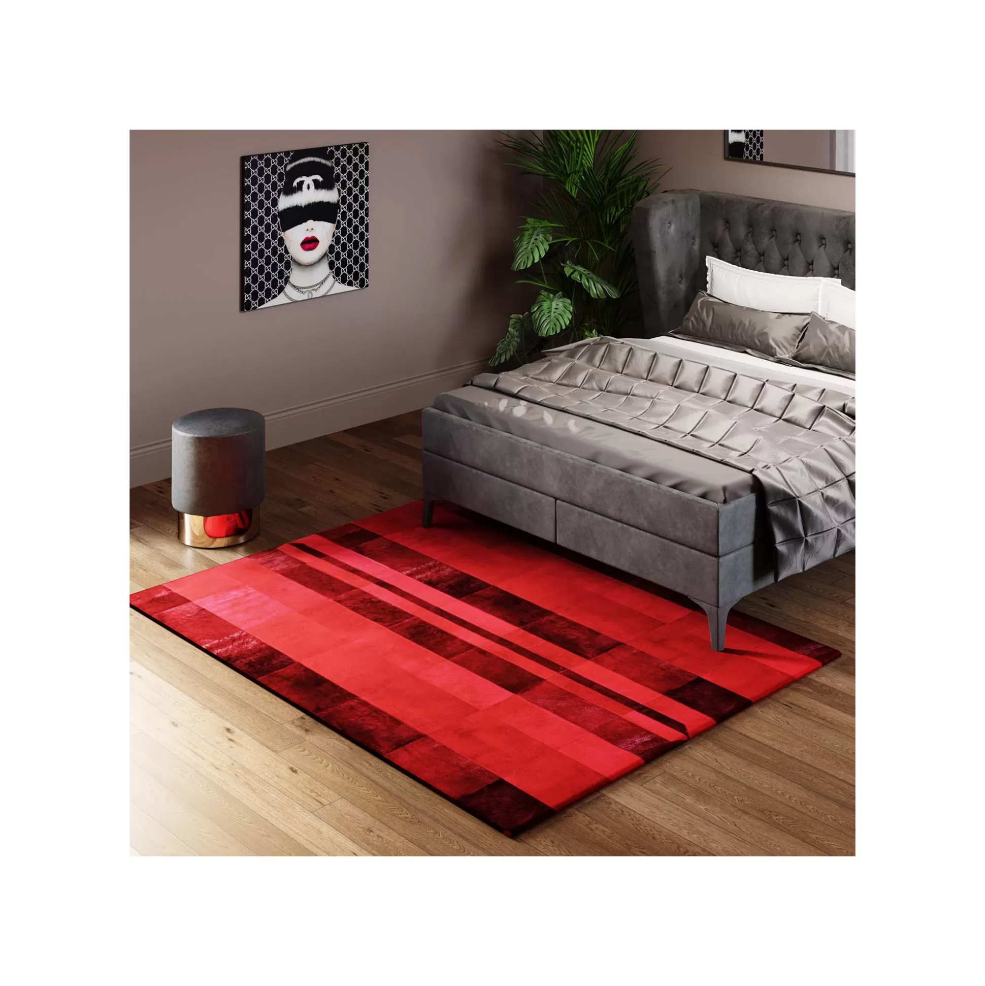 Tapis Devil 240x170cm Rouge ^KARE Design Online