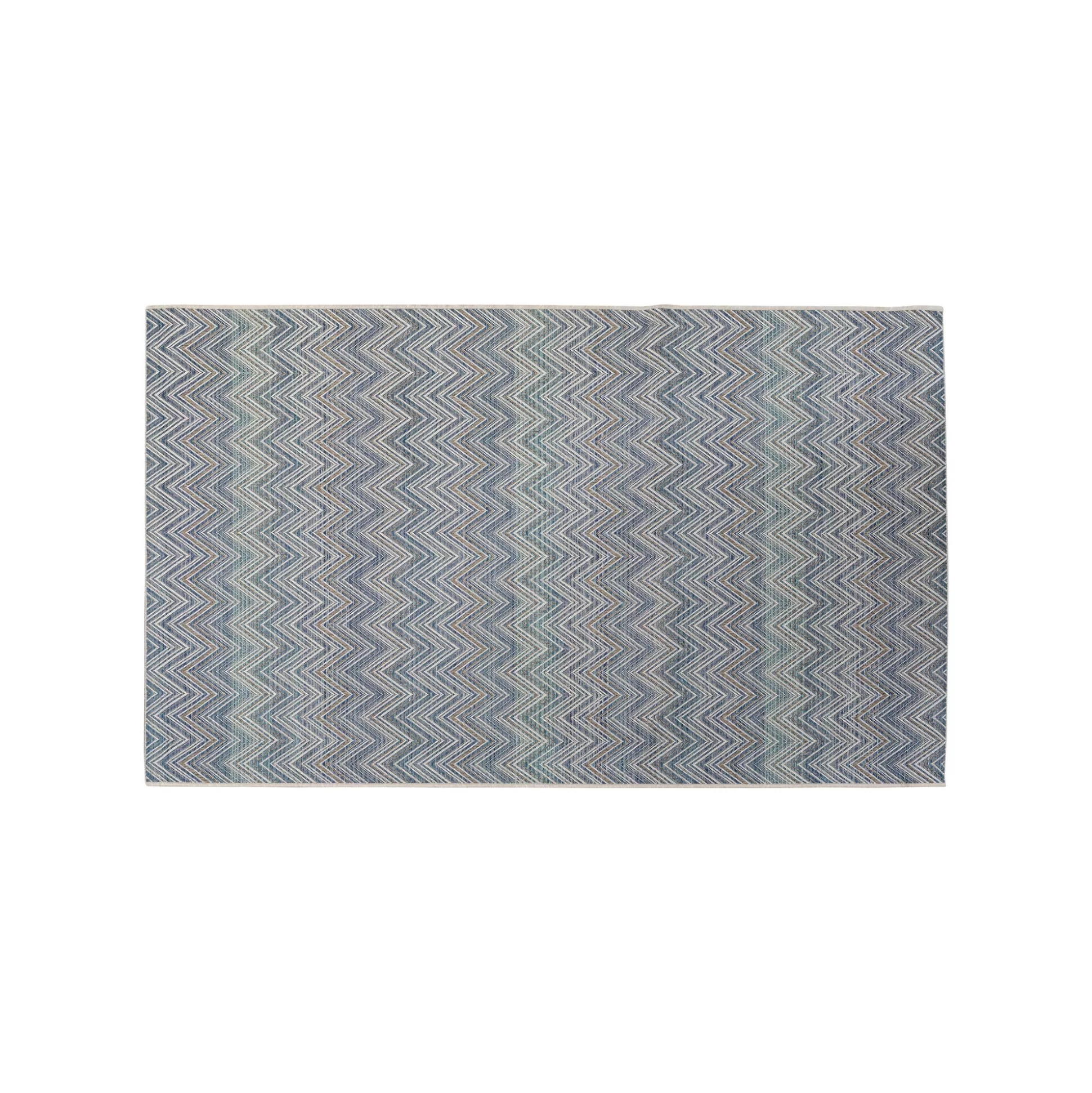 Tapis Zigzag Bleu 330x230cm ^KARE Design New