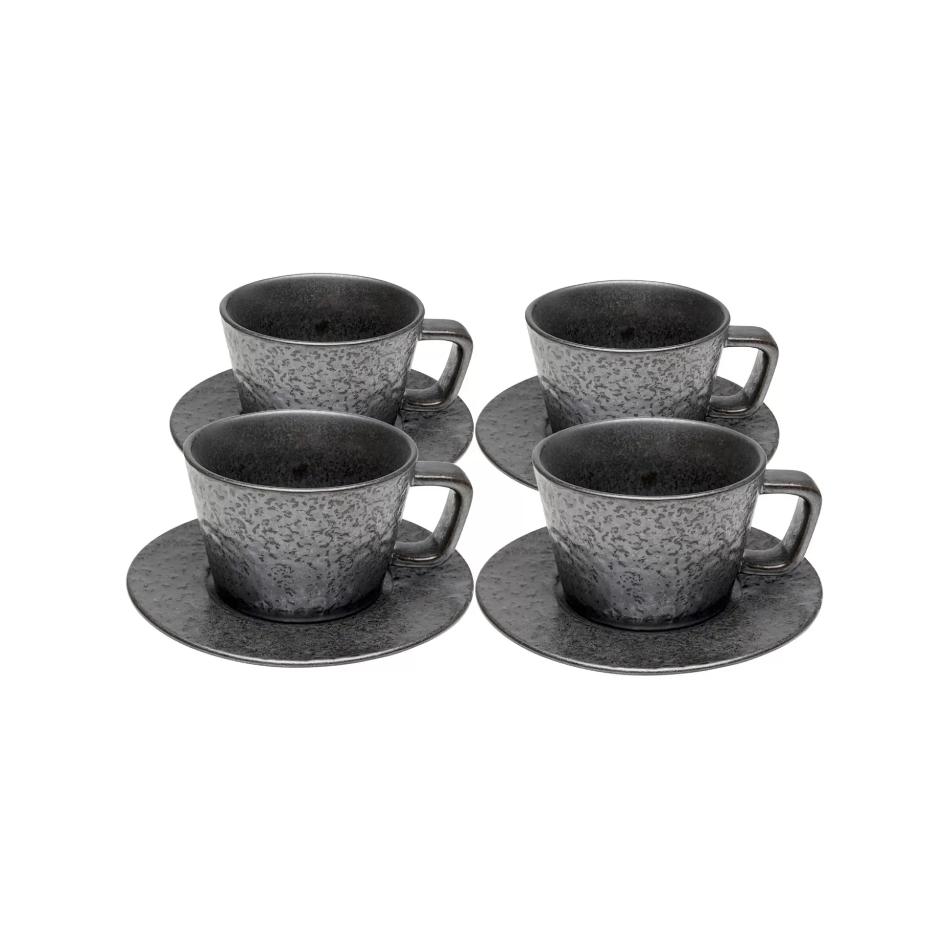 Tasses à Espresso Cosmos Noires Set De 4 ^KARE Design Fashion