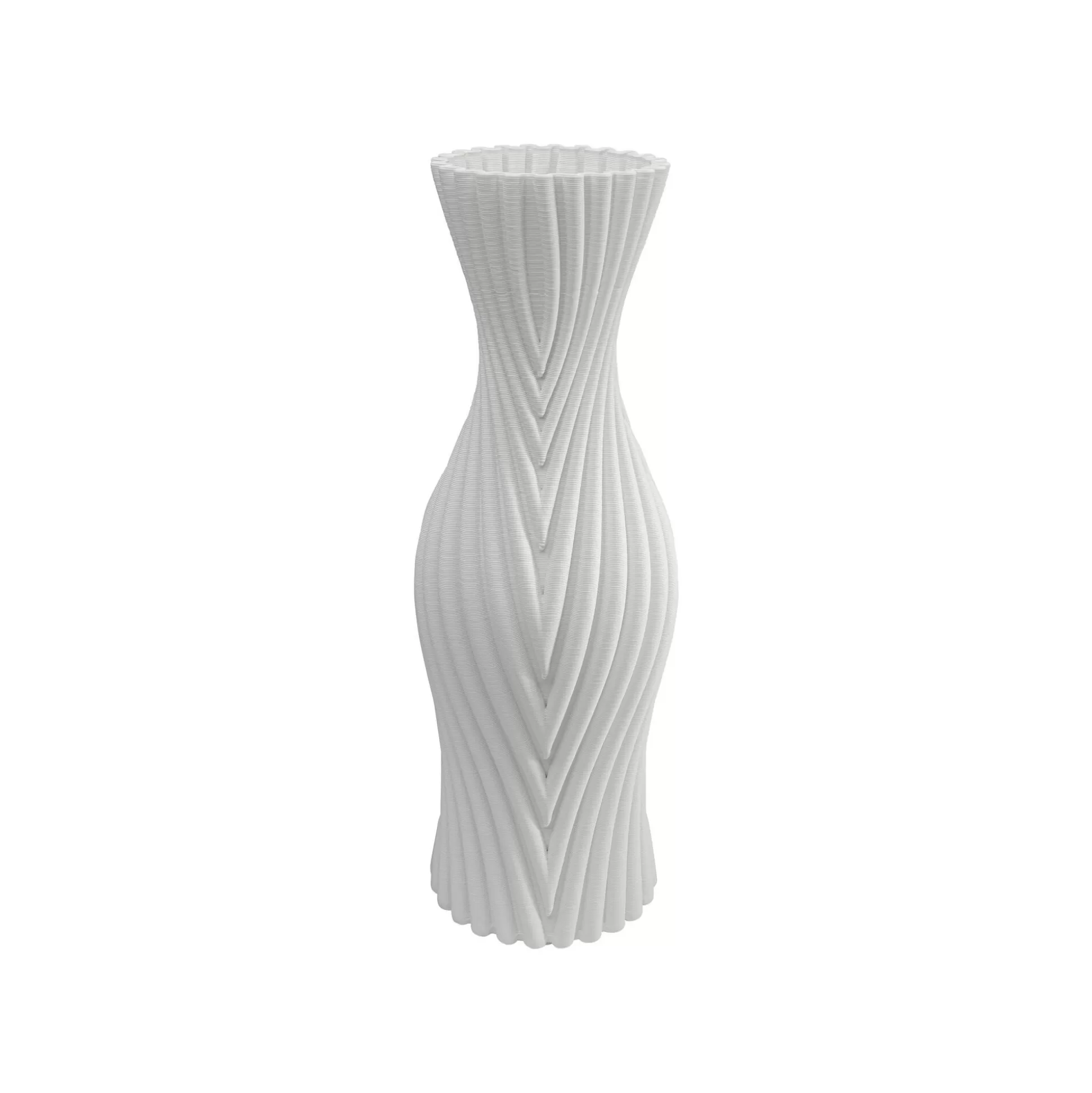 Vase Akira 50cm Blanc ^KARE Design Outlet