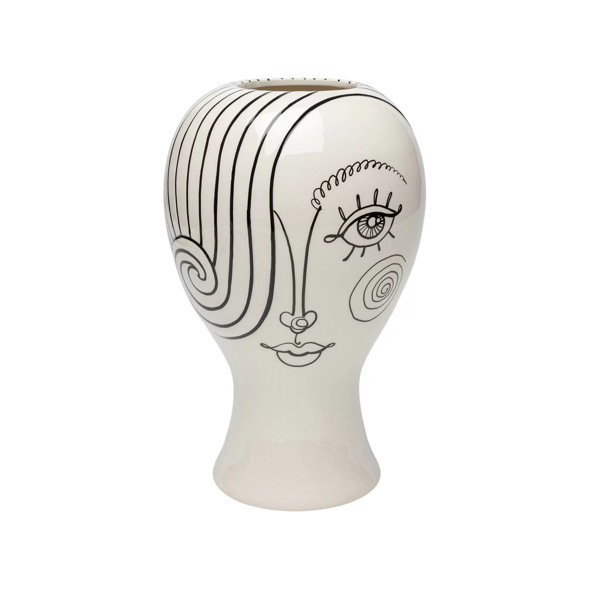 Vase Favola Femme Blanc Et Noir ^KARE Design Cheap