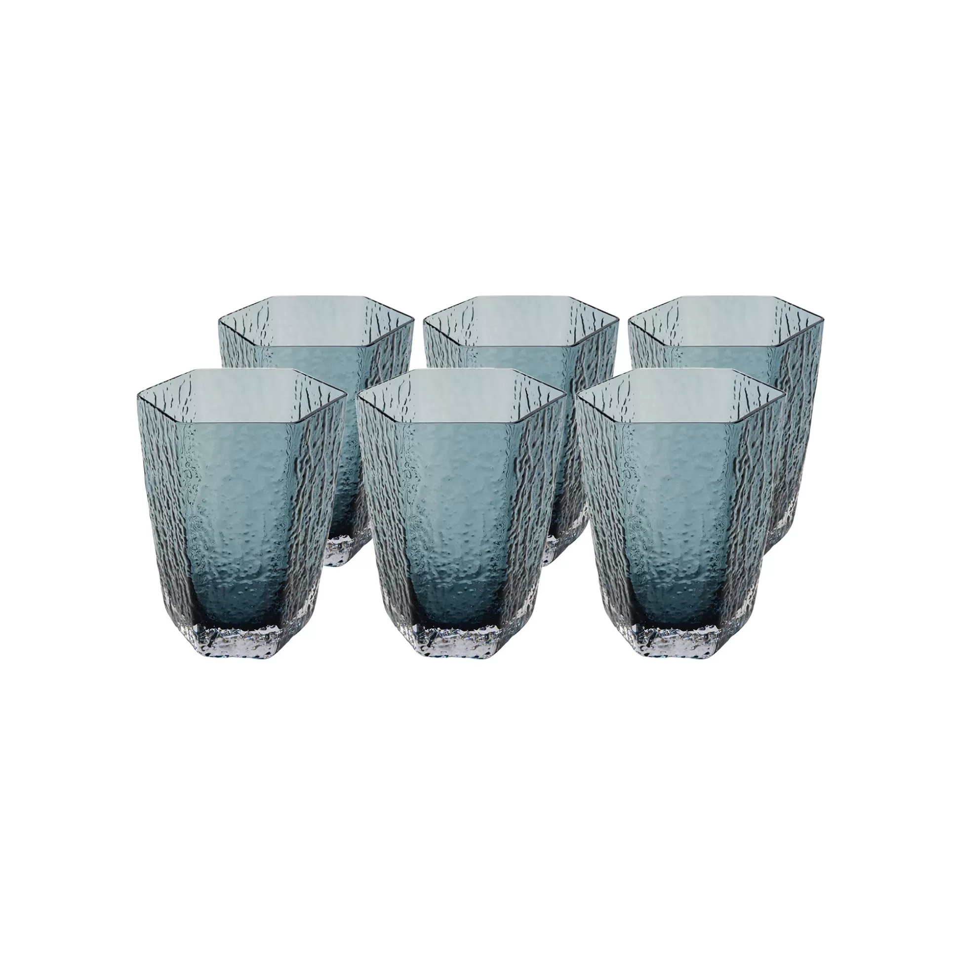 Verres à Eau Cascata Bleus Set De 6 ^KARE Design Flash Sale