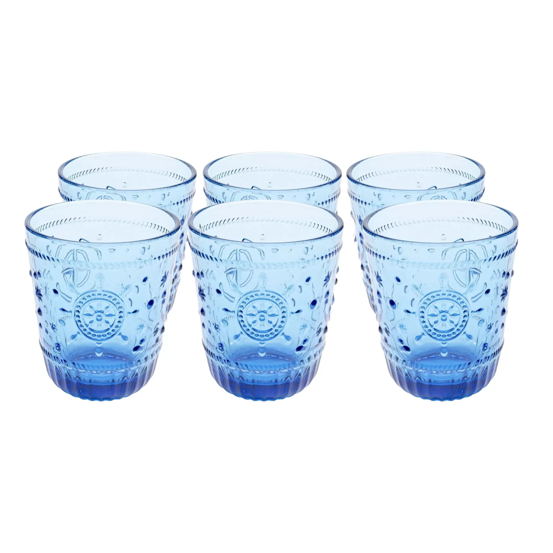 Verres à Eau Greece Bleus Set De 6 ^KARE Design New