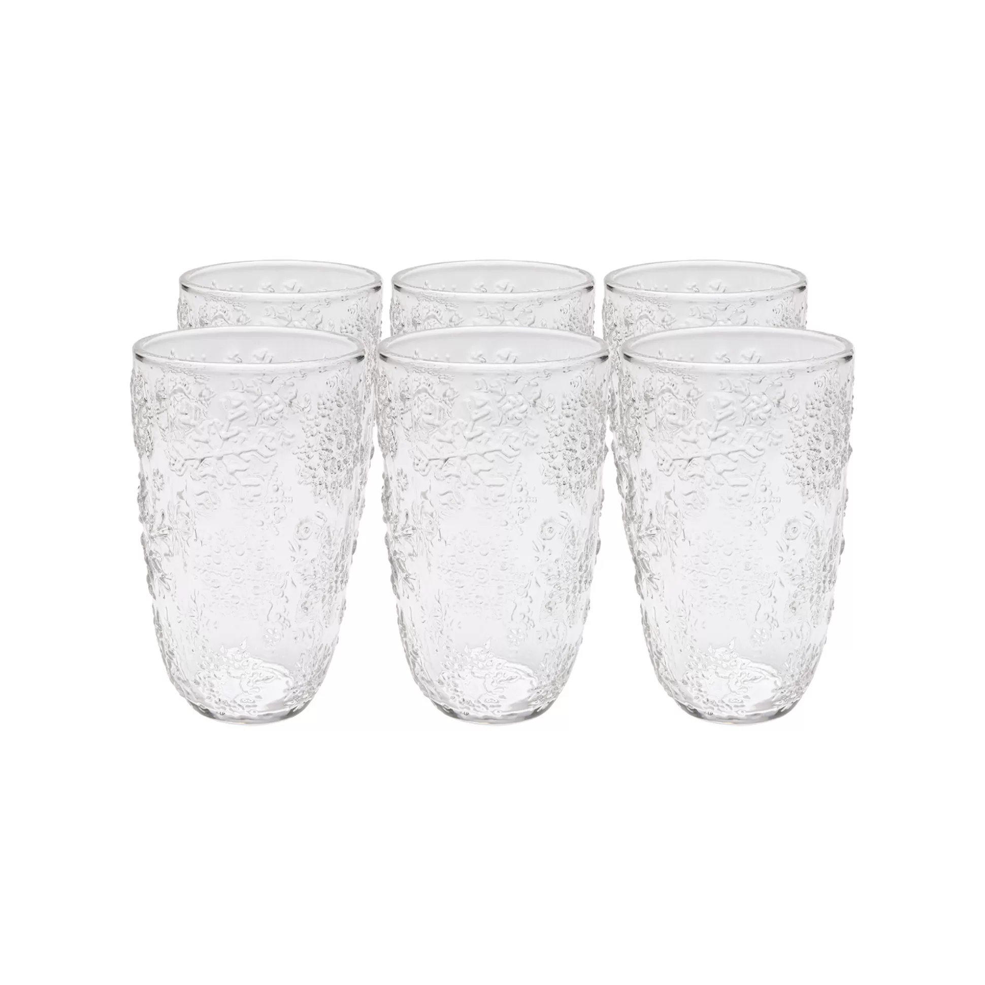 Verres à Eau Ice Flowers Set De 6 ^KARE Design Outlet