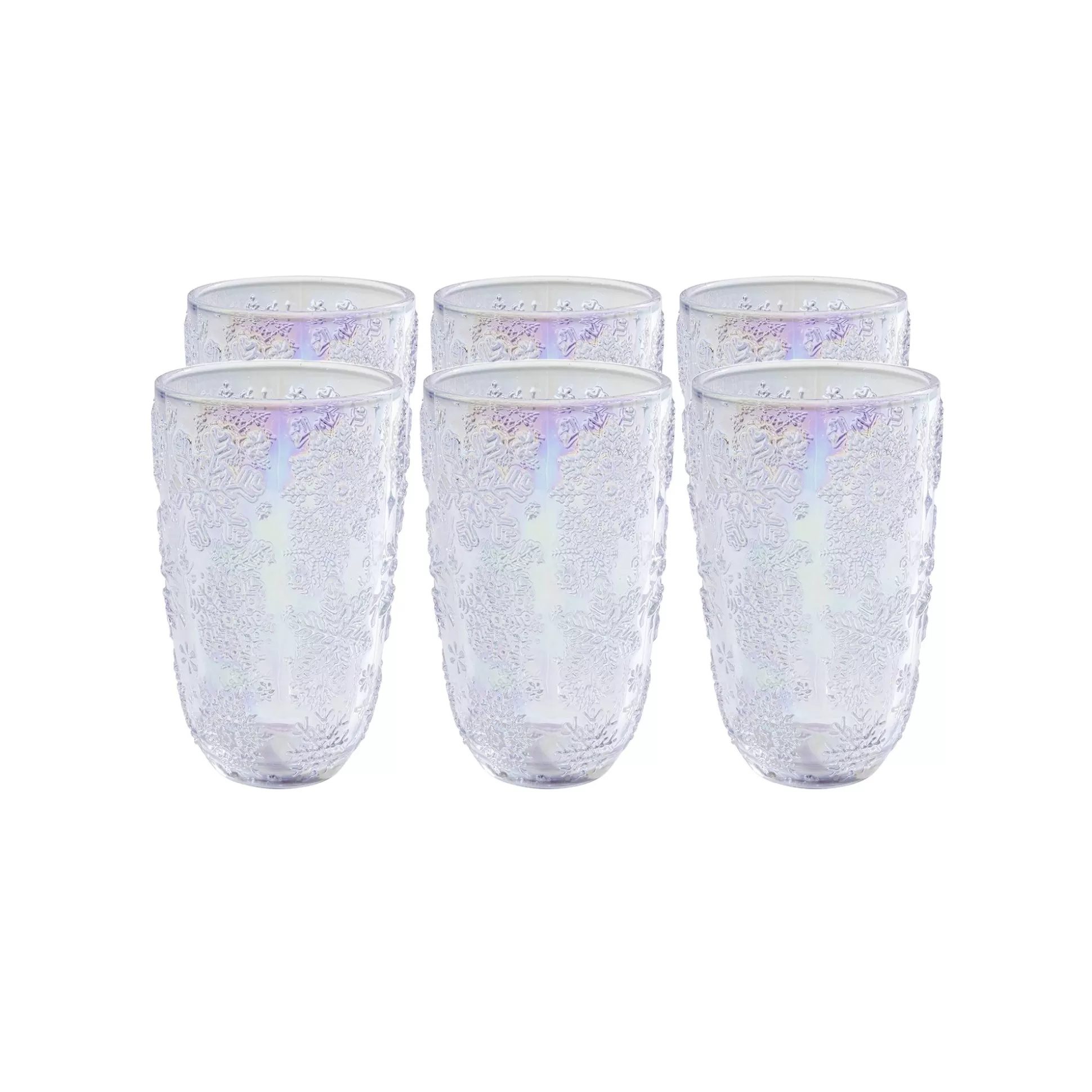 Verres à Eau Ice Flowers Violets Set De 6 ^KARE Design Cheap